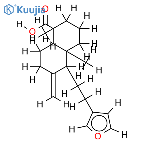 16,17-Epoxy-labda-8(14),13(17),15-trien-19-saeure, Enantio-danielsaeure structure