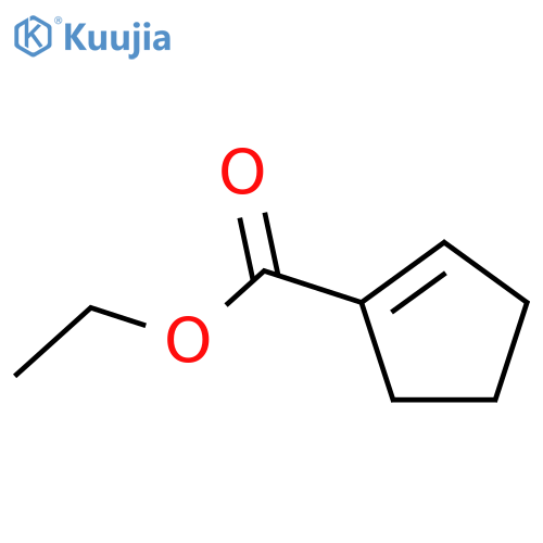 1-Cyclopentene-1-carboxylicacid, ethyl ester structure