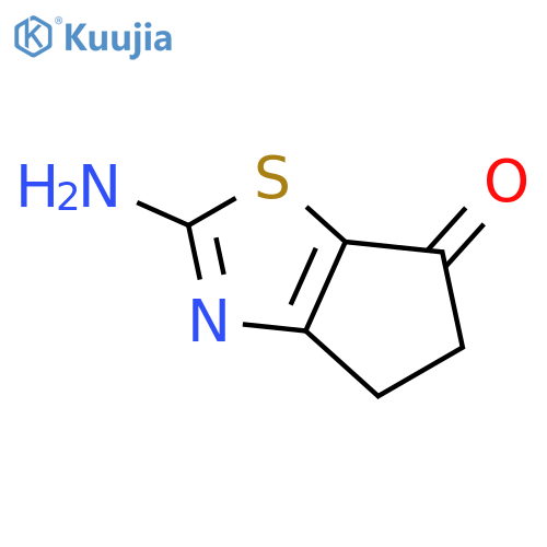 2-amino-4H,5H,6H-cyclopentad1,3thiazol-6-one structure