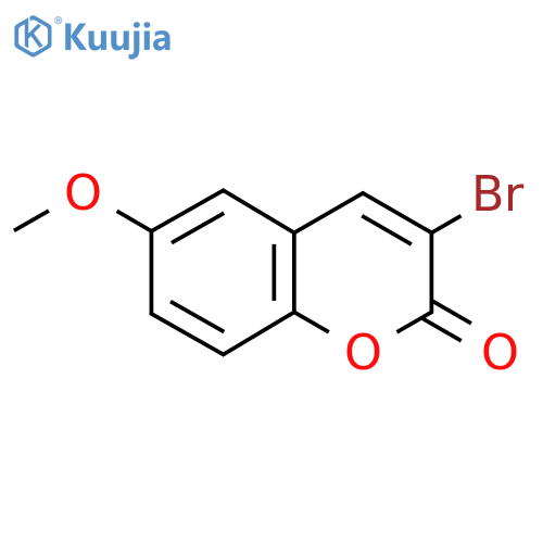 3-Bromo-6-methoxy-2H-chromen-2-one structure