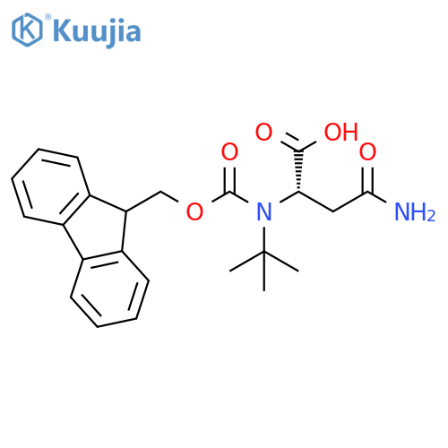 Nα-(9-Fluorenylmethoxycarbonyl)-Nγ-tert-buthyl-L-asparagine structure