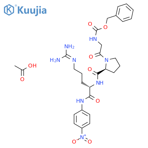 N-CBZ-GLY-PRO-ARG P-NITRO-ANILIDE ACETATE SALT structure