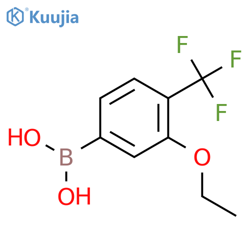 3-Ethoxy-4-(trifluoromethyl)phenylboronic Acid structure