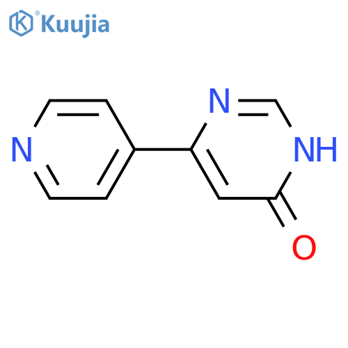 6-(pyridin-4-yl)pyrimidin-4-ol structure