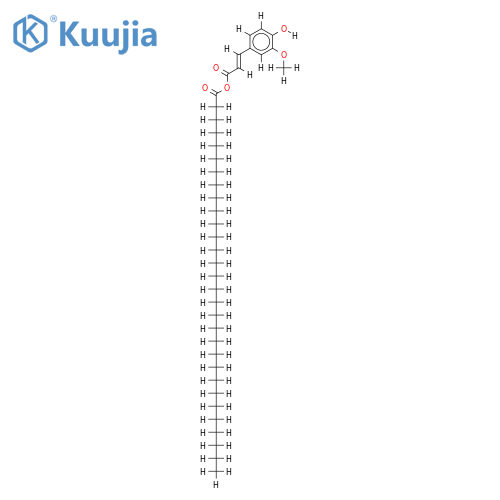 Ac,octacosyl ester-3-(Hydroxy-3-methoxyphenyl)-2-propenoic acid structure