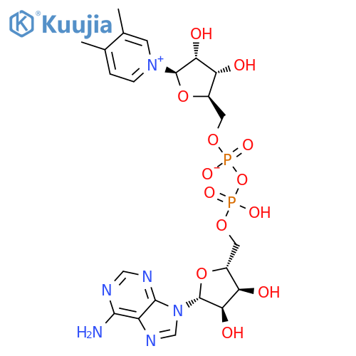 Adenosine5'-(trihydrogen diphosphate), P'®5'-ester with 3,4-dimethyl-1-b-D-ribofuranosylpyridinium, inner salt (9CI) structure