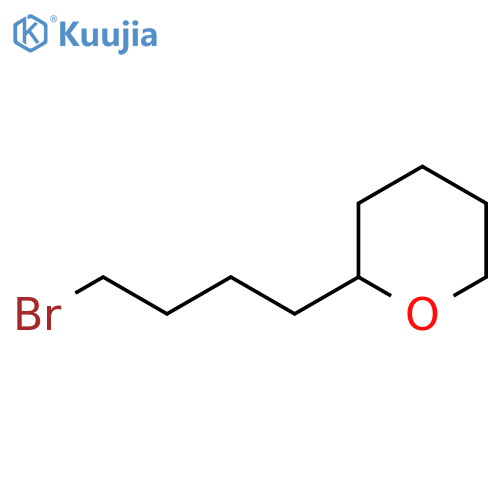 2-(4-bromobutyl)tetrahydro-2H-pyran structure
