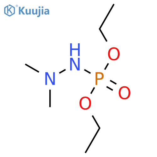 Phosphorohydrazidicacid, 2,2-dimethyl-, diethyl ester structure