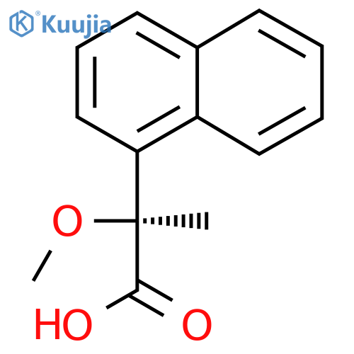 (S)-(+)-2-Methoxy-2-(1-naphthyl)propionic Acid structure