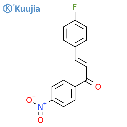 (2E)-3-(4-fluorophenyl)-1-(4-nitrophenyl)prop-2-en-1-one structure