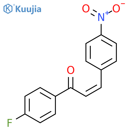 2-Propen-1-one, 1-(4-fluorophenyl)-3-(4-nitrophenyl)-, (Z)- structure