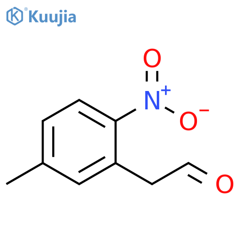 2-(5-methyl-2-nitrophenyl)acetaldehyde structure