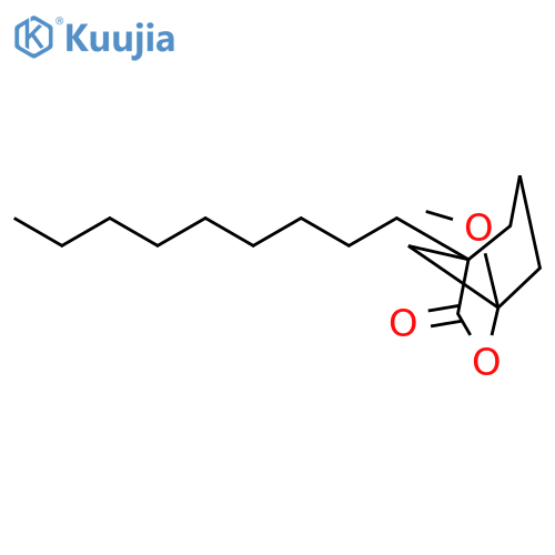 6-Oxabicyclo[3.2.1]octan-7-one, 5-methoxy-1-nonyl- structure