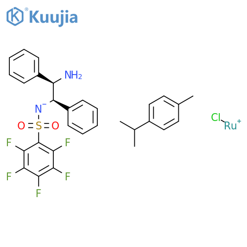 RuCl(R,R)-fsdpen(p-cymene) (90%) structure