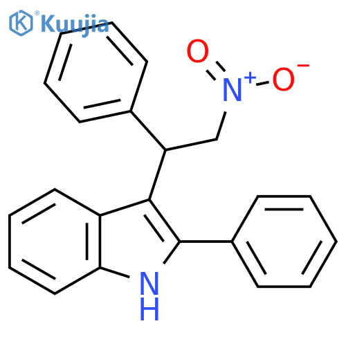 3-(2-Nitro-1-phenylethyl)-2-phenyl-1H-indole structure