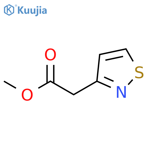 3-Isothiazoleacetic acid, methyl ester structure