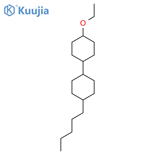 1,1'-Bicyclohexyl,4-ethoxy-4'-pentyl-, (trans,trans)- structure