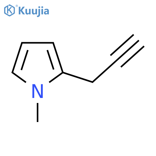 1-methyl-2-(prop-2-yn-1-yl)-1H-pyrrole structure