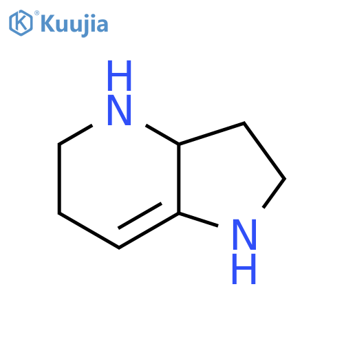 1H-Pyrrolo[3,2-B]pyridine, 2,3,3A,4,5,6-hexahydro- structure