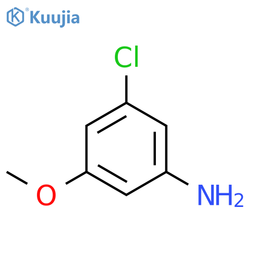 3-Chloro-5-methoxyaniline structure