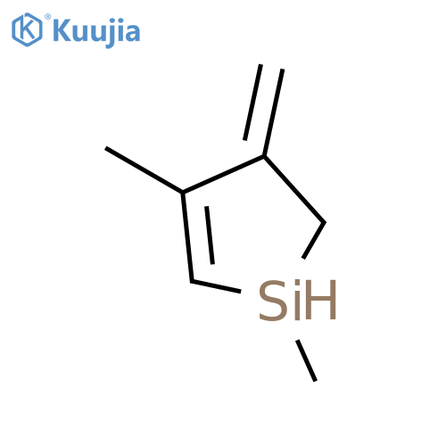 Silacyclopent-2-ene, 1,3-dimethyl-4-methylene- structure
