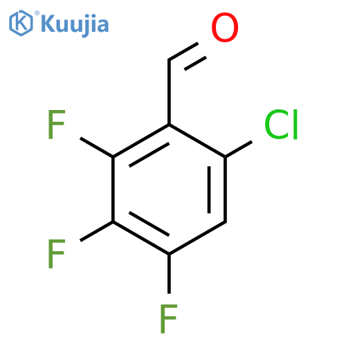 6-Chloro-2,3,4-trifluorobenzaldehyde structure