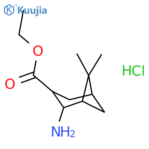 Ethyl 4-amino-6,6-dimethylbicyclo[3.1.1]heptane-3-carboxylate;hydrochloride structure