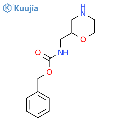 Benzyl (morpholin-2-ylmethyl)carbamate structure