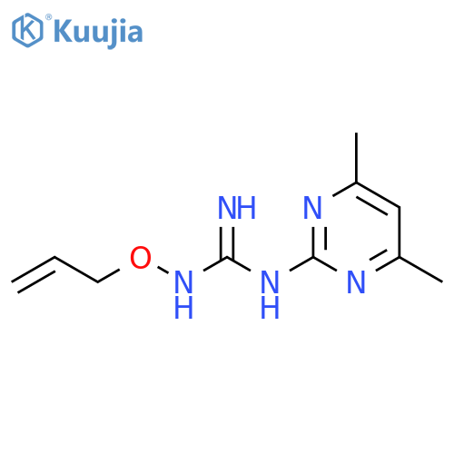 Guanidine, N-(4,6-dimethyl-2-pyrimidinyl)-N'-(2-propenyloxy)- structure