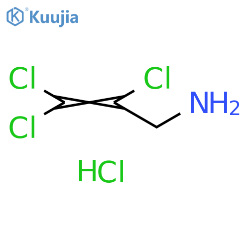 2,3,3-trichloroprop-2-en-1-amine hydrochloride structure