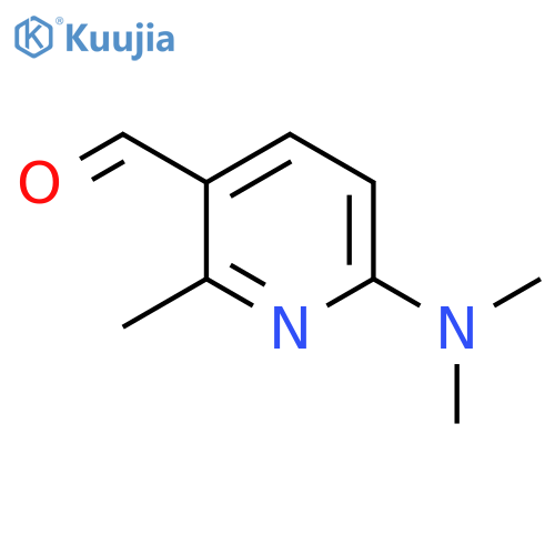 6-(dimethylamino)-2-methylpyridine-3-carbaldehyde structure