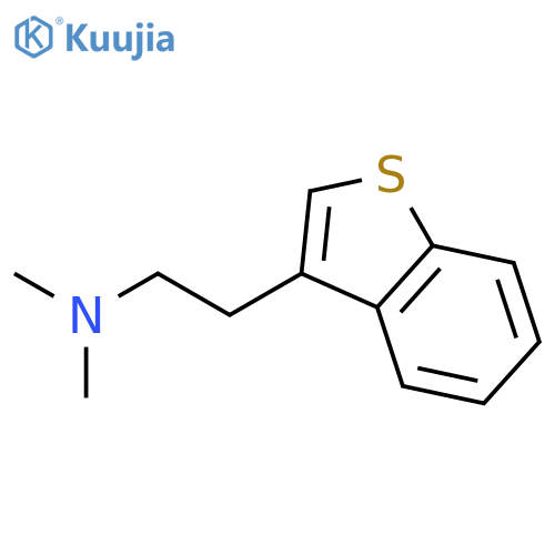 Benzo[b]thiophene-3-ethanamine,N,N-dimethyl- structure