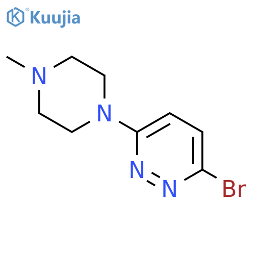 3-Bromo-6-(4-methylpiperazin-1-YL)pyridazine structure