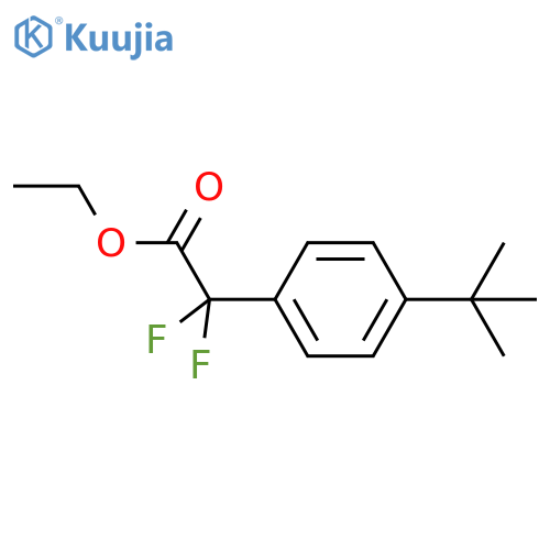 Ethyl4-(tert-Butyl)-alpha,alpha-difluorophenylacetate structure