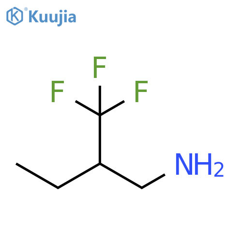2-(aminomethyl)-1,1,1-trifluorobutane structure