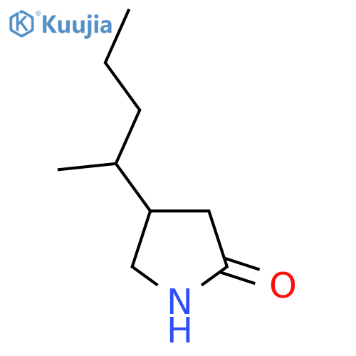 4-(pentan-2-yl)pyrrolidin-2-one structure