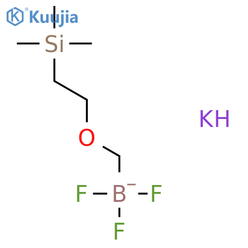 Potassium (2-trimethylsilyl)-ethoxymethyl trifluoroborate structure