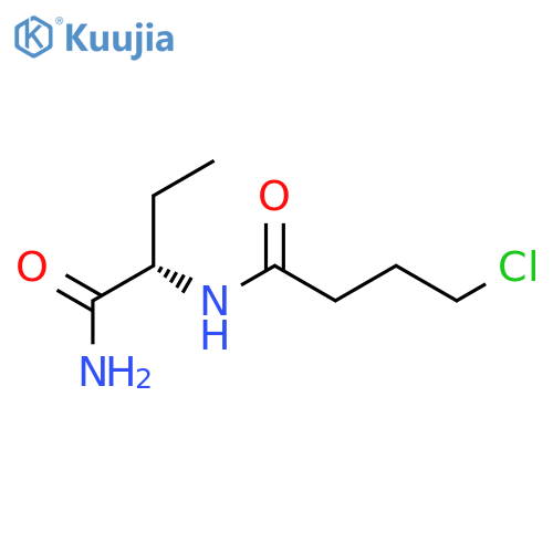 (S)-N-(1-Amino-1-oxobutan-2-yl)-4-chlorobutanamide structure
