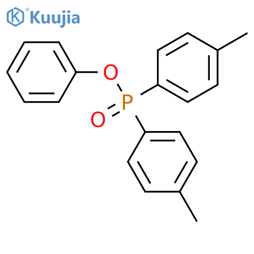 Phosphinic acid, bis(4-methylphenyl)-, phenyl ester structure
