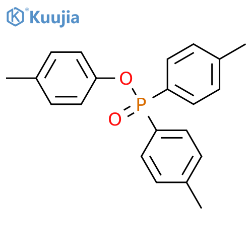 Phosphinic acid, bis(4-methylphenyl)-, 4-methylphenyl ester structure