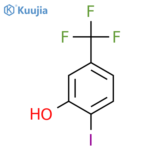 2-Iodo-5-(trifluoroMethyl)phenol structure