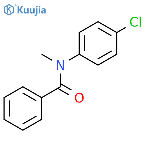 Benzamide, N-(4-chlorophenyl)-N-methyl- structure