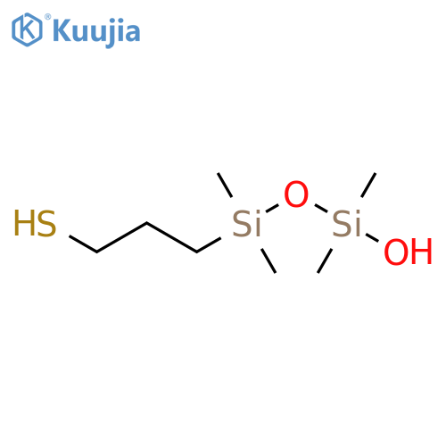 3-[[Hydroxy(dimethyl)silyl]oxy-dimethylsilyl]propane-1-thiol structure