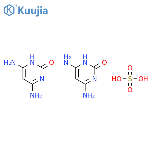 4,6-DIAMINO-2-HYDROXY-PYRIMIDINE HEMISULFATE SALT structure