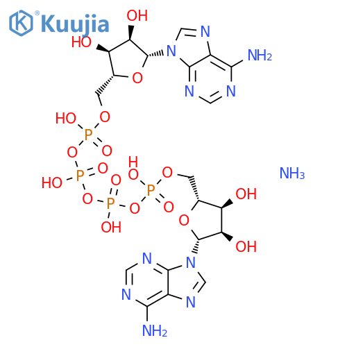 P1,P4-Di(adenosine-5’) Tetraphosphate Ammonium Salt structure