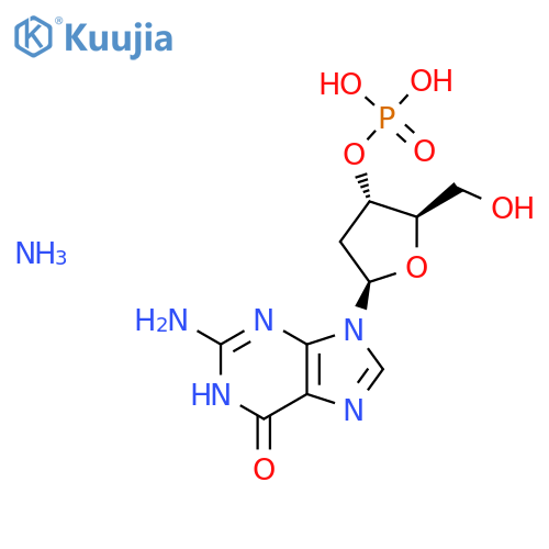3'-Guanylic acid,2'-deoxy-, monoammonium salt (9CI) structure