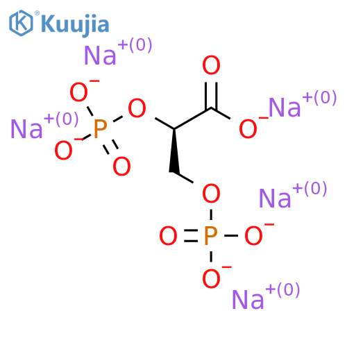 2,3-Diphospho-D-glyceric acid pentasodium salt structure