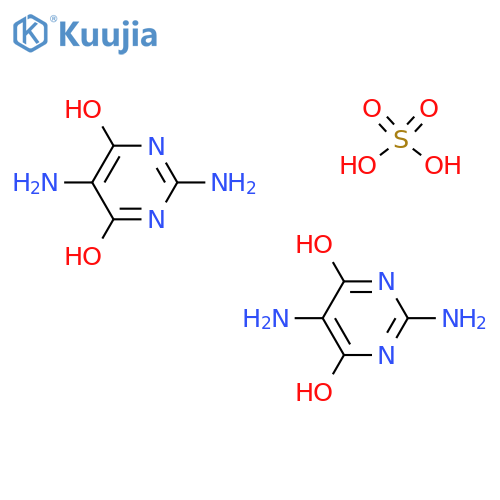 2,5-Diamino-4,6-dihydropyrimidine hemisulfate salt structure