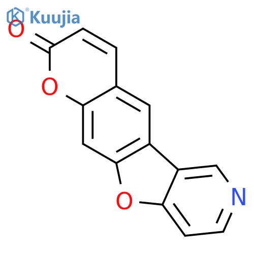 2H-Pyrano[3',2':5,6]benzofuro[3,2-c]pyridin-2-one structure