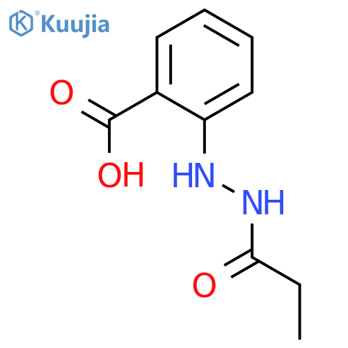 Benzoic acid,2-[2-(1-oxopropyl)hydrazinyl]- structure